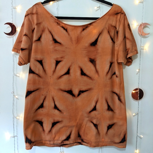 🥳Alano Edzerza Eagle Distressed Upcycled Apocalyptic Shirt Top M L - Picture 5 of 6